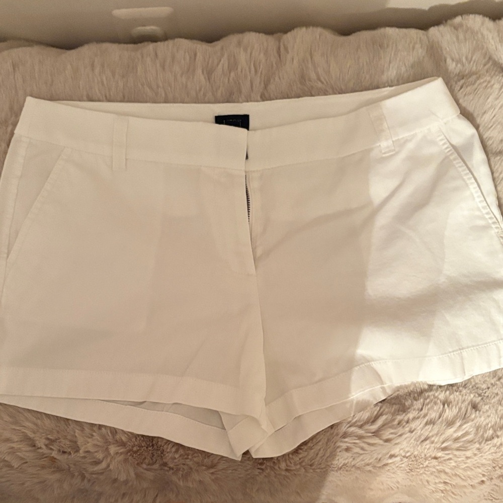 J. Crew Women's Crisp White Chino Shorts